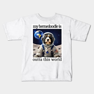 Outta This World Bernedoodle Kids T-Shirt